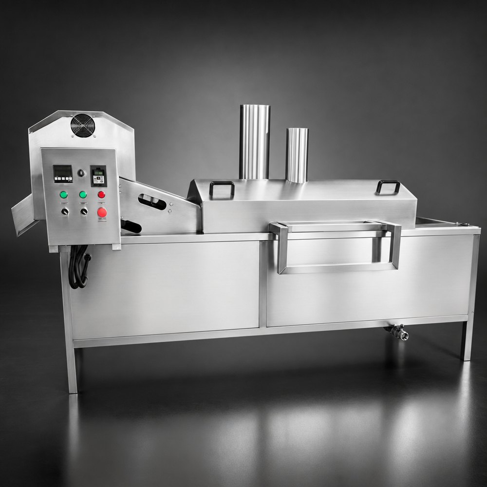 Friteuse alimentaire continue automatique