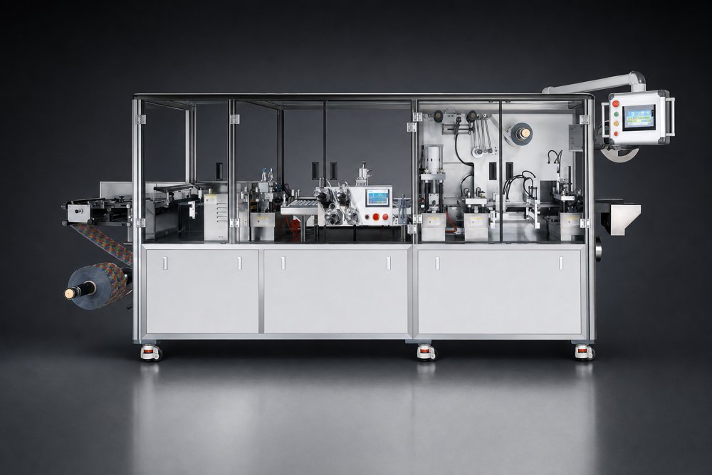 Machine de conditionnement blister à double alignement